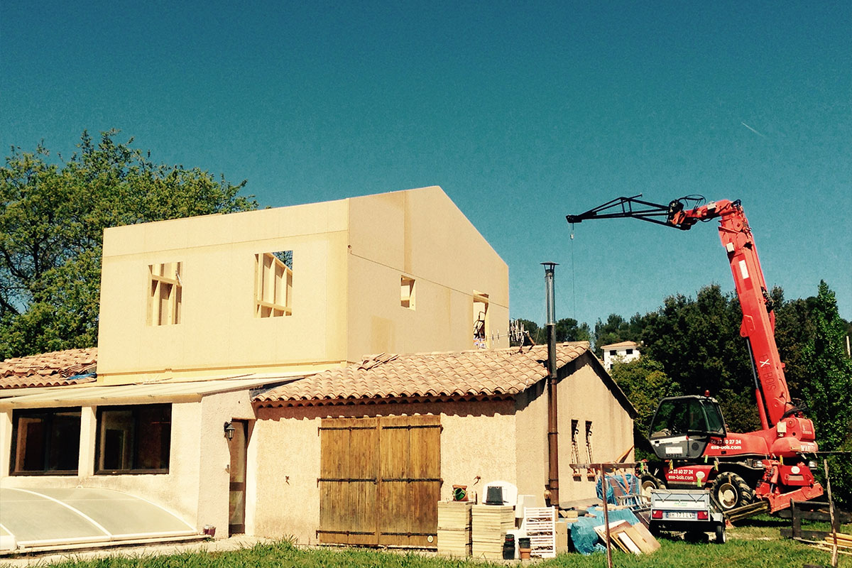 Extension surélévation bois Saint Maximin