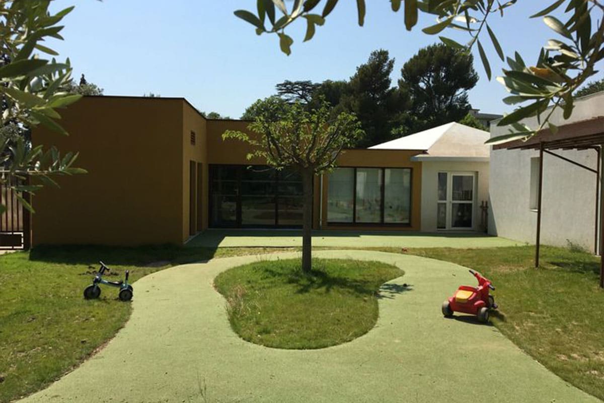 Extension bois d’une crèche