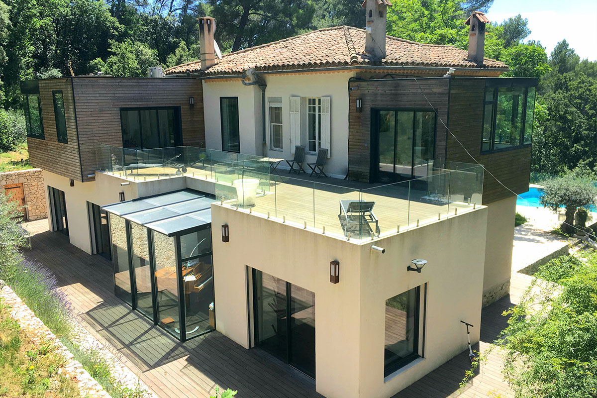 Extension surélévation bois Luynes