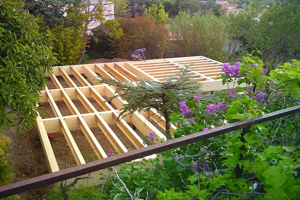 Maison bois en R+1 au Rove