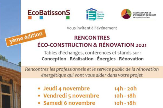 3ème édition des Rencontres Éco-construction et Rénovation 2021 à Gardanne (13)