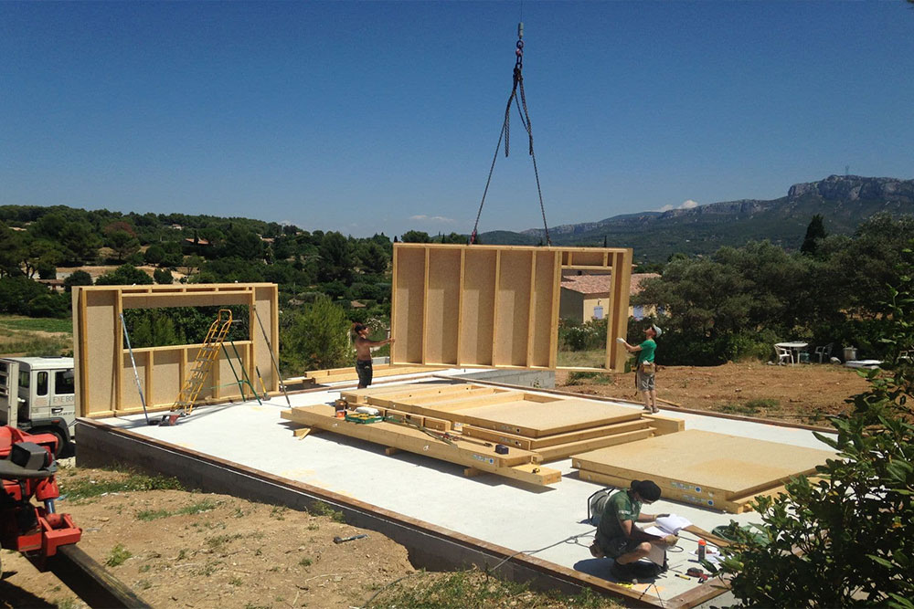 Maison bois R+1 à Roquevaire
