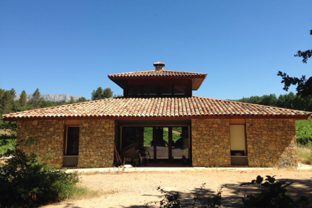 Maison bois à Rousset