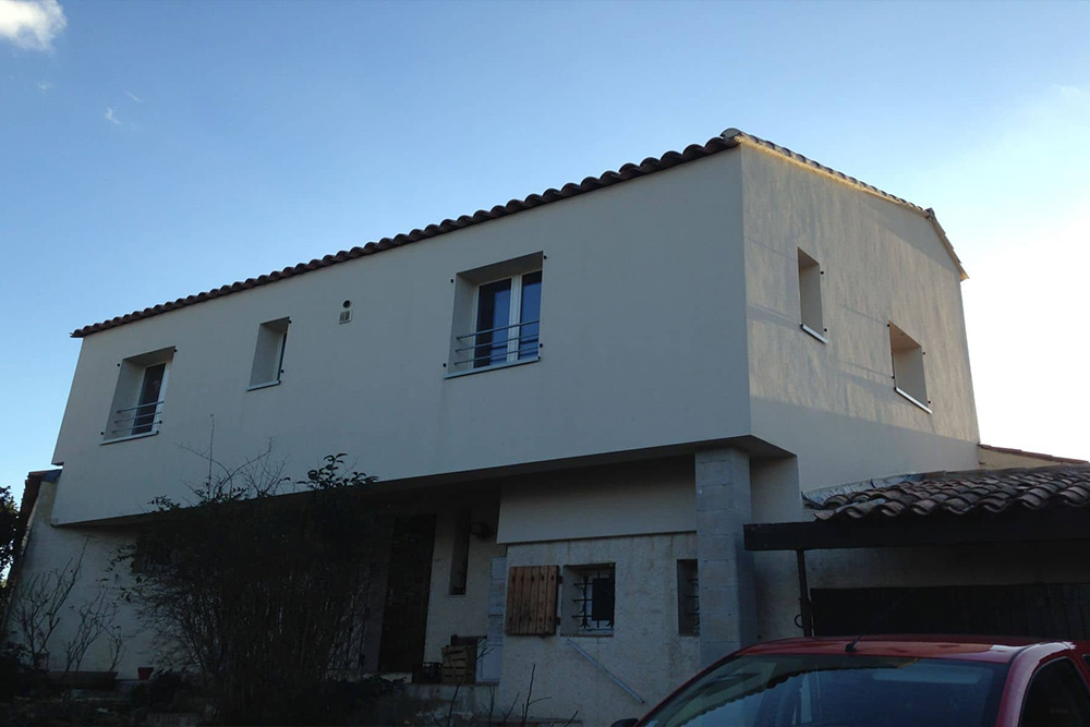 Surélévation bois à Châteauneuf le rouge